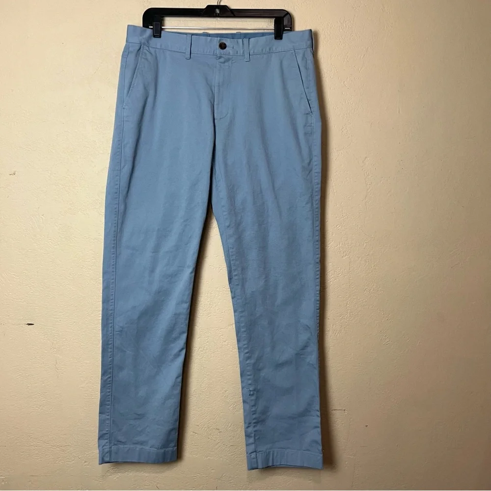 J. Crew Flex L34/W34 Men’s Blue Straight Leg Formal Casual‎ Dress Chino Pants
